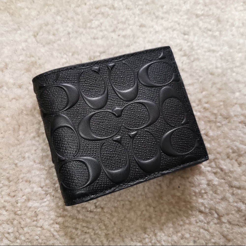 COPY - F75371/BLK、COACH COMPACT ID WALLET
